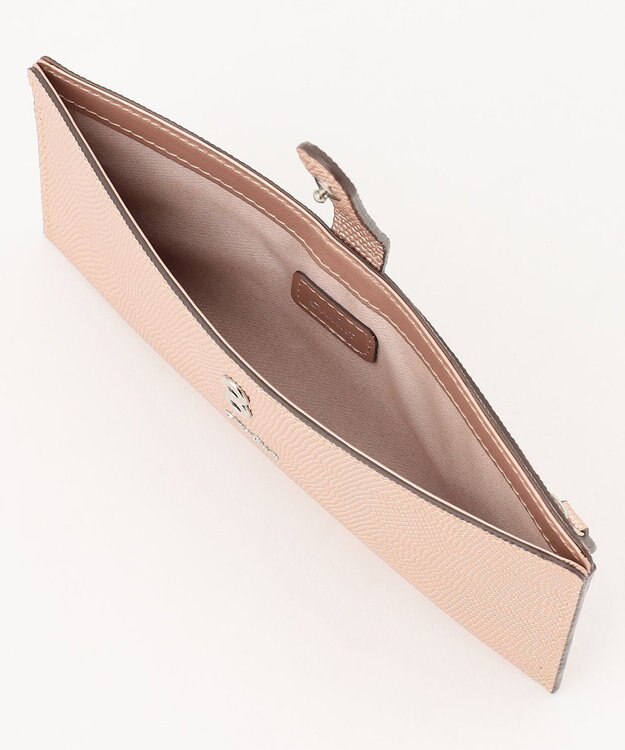 airlist 【薄型・軽量】単カードケース付き長財布  LUNA  Metallic  ルナメタリック メタリックピンク