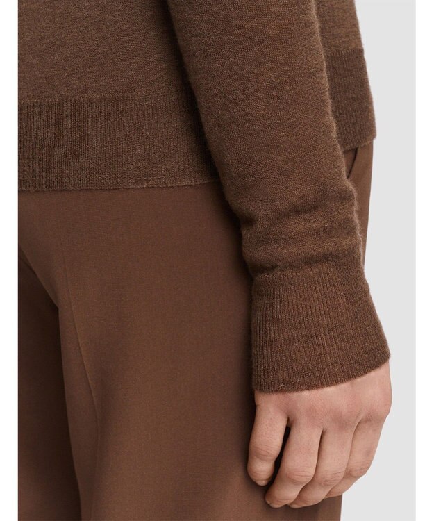 JOSEPH キャッシュエアー　ラウンドネックニット Arabica