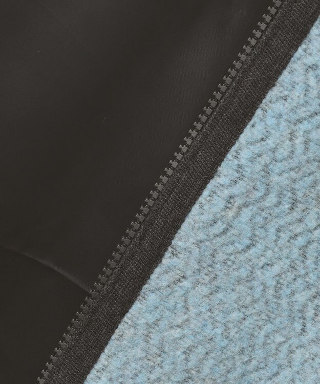 JOSEPH ABBOUD MOUNTAIN 【軽量/ソフト/サスティナブル/男女兼用/ライナードッキング対応】 リサイクルウールボア ベスト サックスブルー系