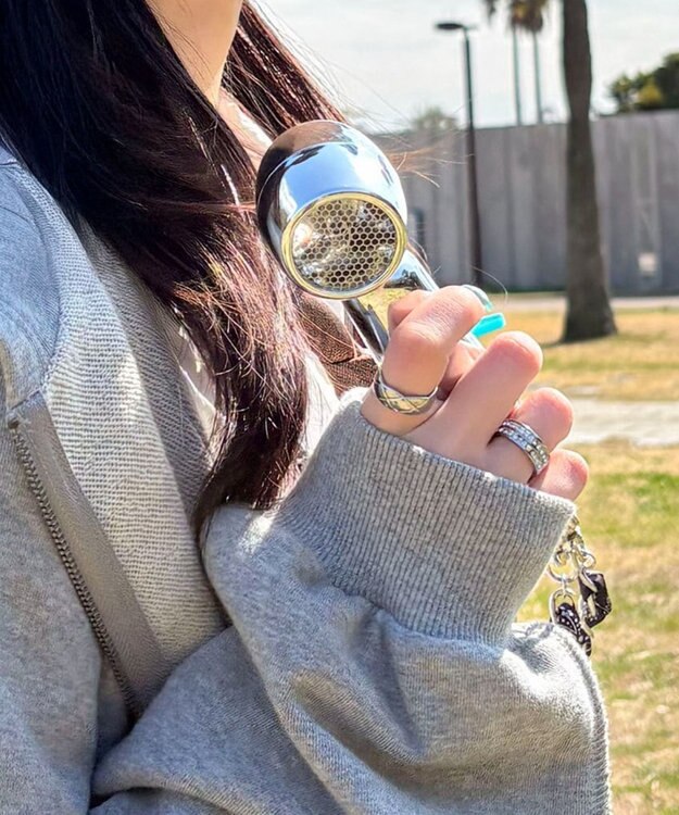WEGO 【暑さ対策】ターボミニハンディファン シルバー