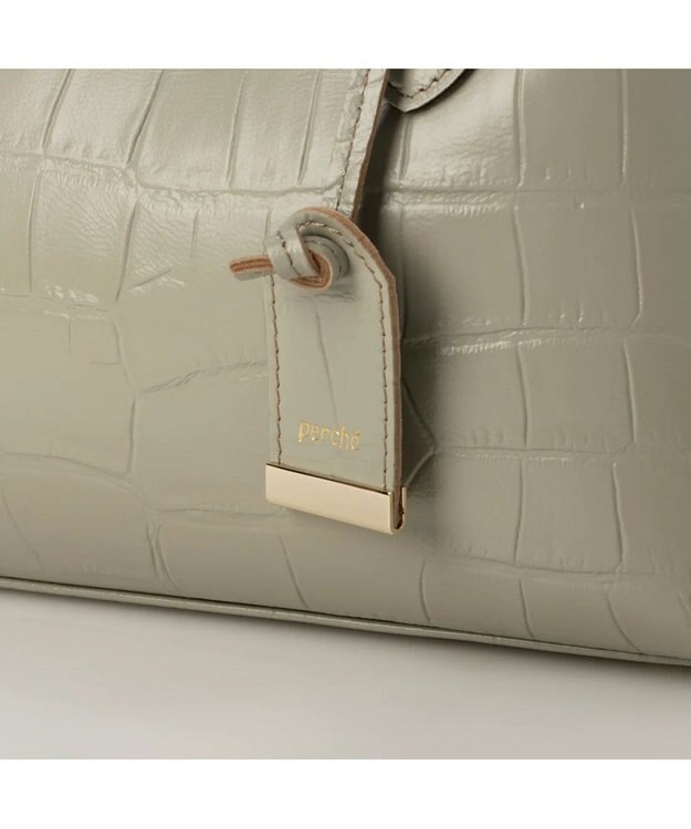 UNBILLION perche ゴートユーティリティヒネリかぶせトートS CGRY