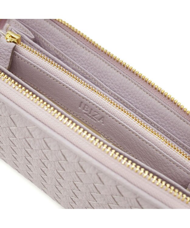 IBIZA マノ　ラウンドファスナー長財布 ラベンダー