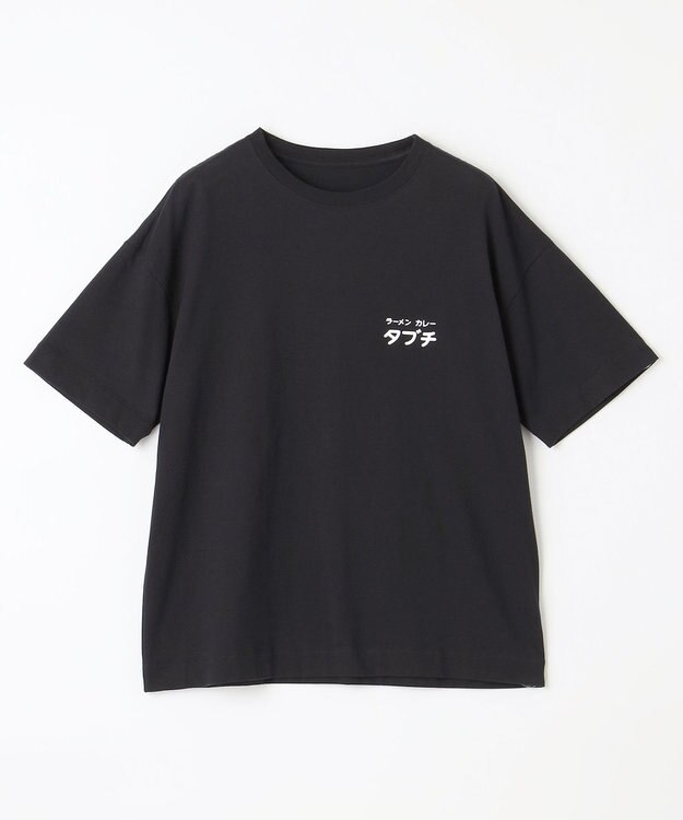 NAVE タブチ×NAVE プリント半袖Ｔシャツ ブラック系