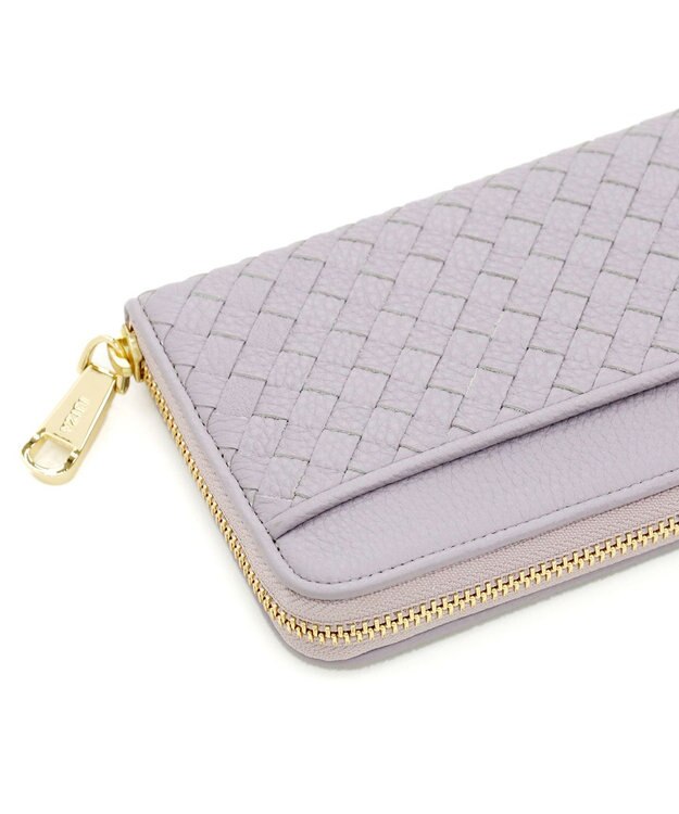 IBIZA マノ　ラウンドファスナー長財布 ラベンダー