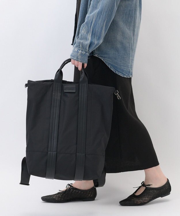 ACE BAGS & LUGGAGE W&.Day/Night レポ 2WAYトート B4サイズ 19172 ダブルアンドデイナイト ブラック