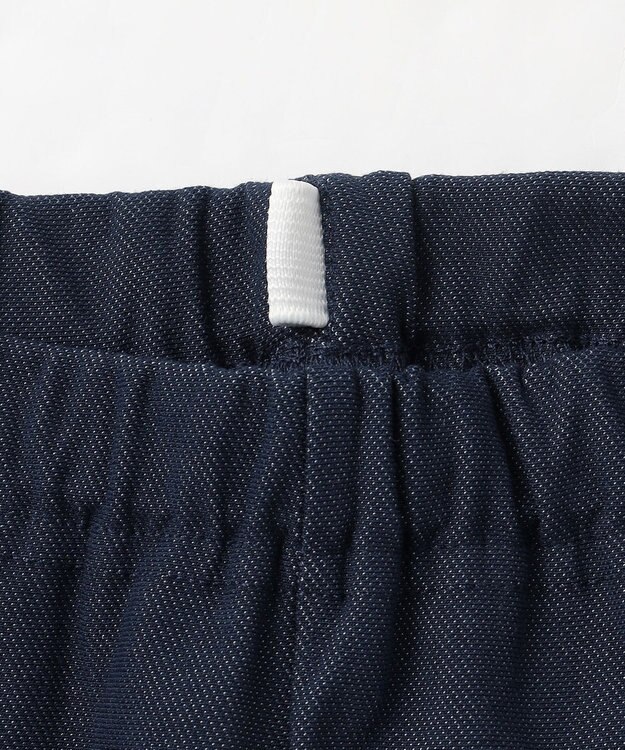 ANY KIDS 裾リボン 無地レギンス ネイビー