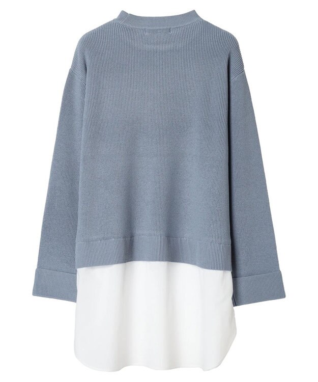 Green Parks ニットドッキングチュニック Blue