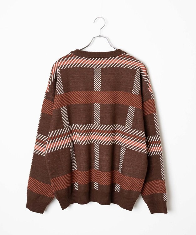 WEGO ルーズフィット総柄プルオーバー 柄4