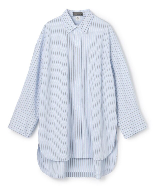 uncrave THOMAS MASON BIGシャツ ブルーストライプ