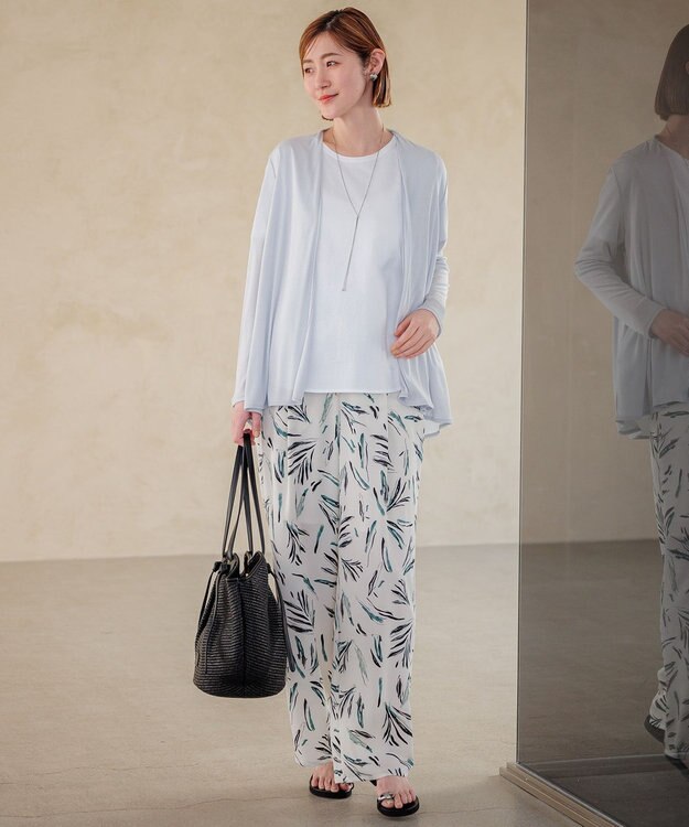 23区 【CLASSY.6月号掲載】雑材ミドル トートバッグ ブラック