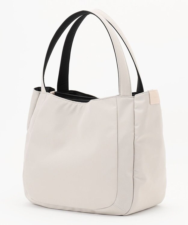 Y'SACCS 【ムック本掲載】ナイロンボンディングトート　Mサイズ アイボリー