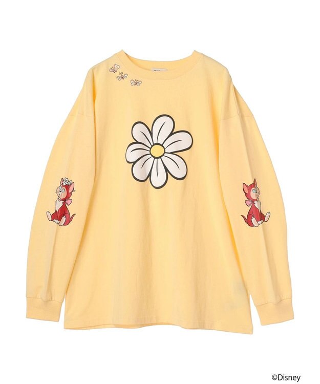 earth music&ecology Ｄｉｓｎｅｙ／袖ダイナロンＴ Yellow