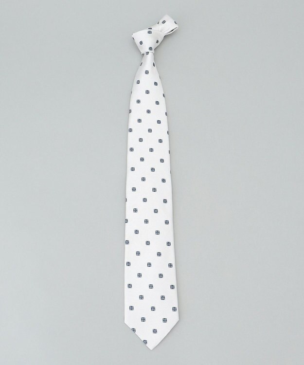 GOTAIRIKU 日本縫製/オリジナル柄【Fermo Fossati】ネクタイ_小紋柄 アイボリー系8