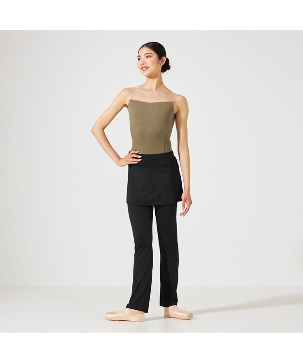 Chacott 【Nela ライン】ロングパンツ ブラック