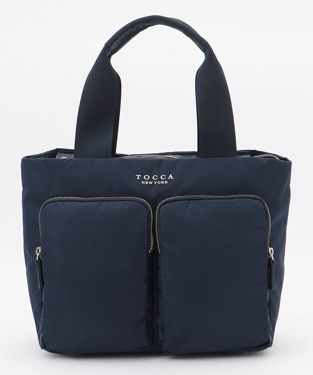 TOCCA 【WEB＆一部店舗限定・A4サイズ対応】VIA METRO NYLON BAG ナイロンバッグ ネイビー系