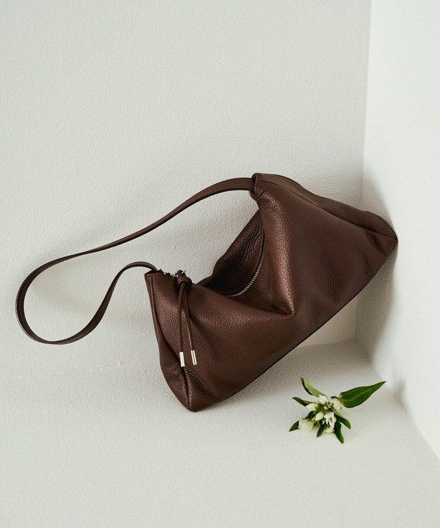 russet レザー2WAYショルダーバッグ(CE-1629) D.Brown