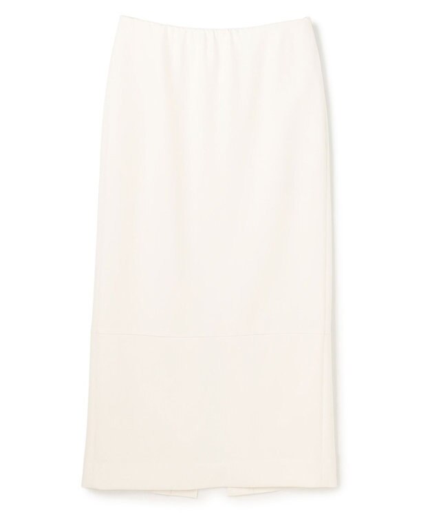 BEIGE， 【VERY NaVY掲載】GYPSUM / シルキータッチ  Iラインロングスカート Ecru