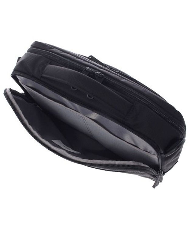 ACE BAGS & LUGGAGE ace. エース フレックスライト フィット 街歩きに。B5ノート、文庫本サイズが入るヨコ型軽量ショルダーバッグ 54555 ブラック