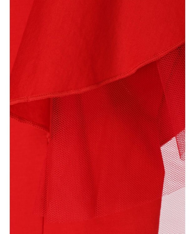 Green Parks ・ＥＬＥＮＣＡＲＥ　ＤＵＥ　フレアスリーブＴシャツ Red