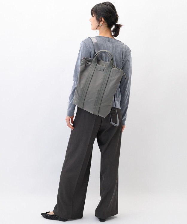 ACE BAGS & LUGGAGE W&.Day/Night レポ 2WAYトート A4サイズ 19171 ダブルアンドデイナイト グレー