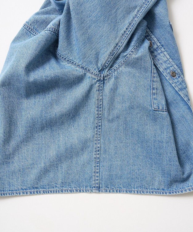 AMERICAN HOLIC Ｗポケットデニムショートシャツ Indigo