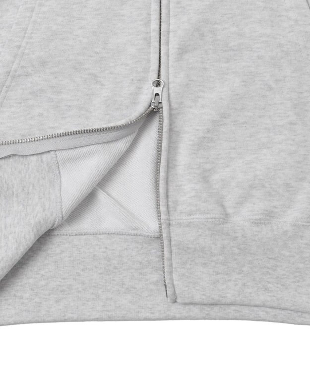 WEGO 【ユニセックス着用ITEM/MLサイズ展開】別注BENDAVISグラフィックジップパーカー アッシュグレー