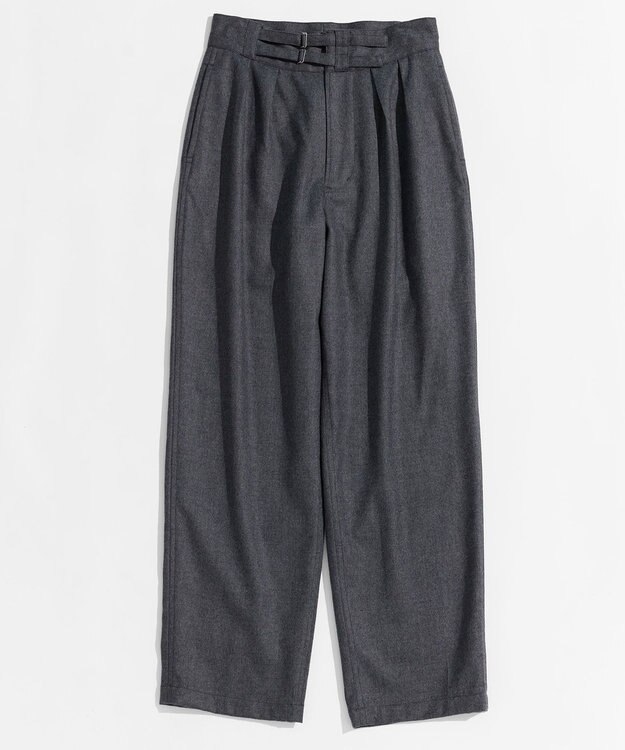 LENO SAXONY GURKHA TROUSERS 《UNISEX》サキソニーグルカパンツ HEATHER GRAY