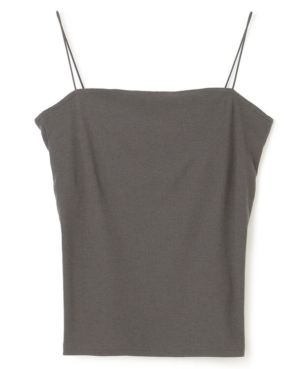 UNFILO カップ付きキャミソール チャコール