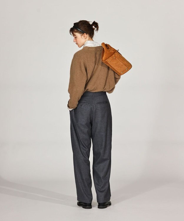 LENO SAXONY GURKHA TROUSERS 《UNISEX》サキソニーグルカパンツ HEATHER GRAY