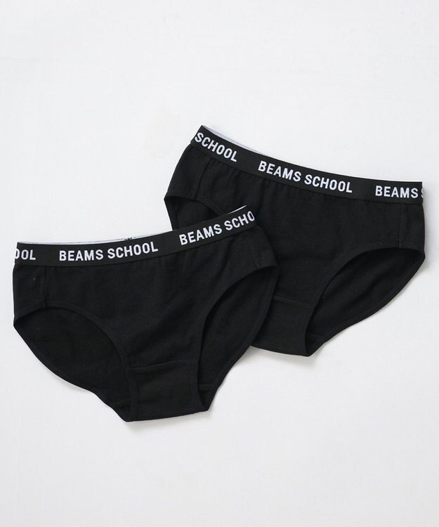 BEAMS SCHOOL ガールズショーツ2枚セット ブラック