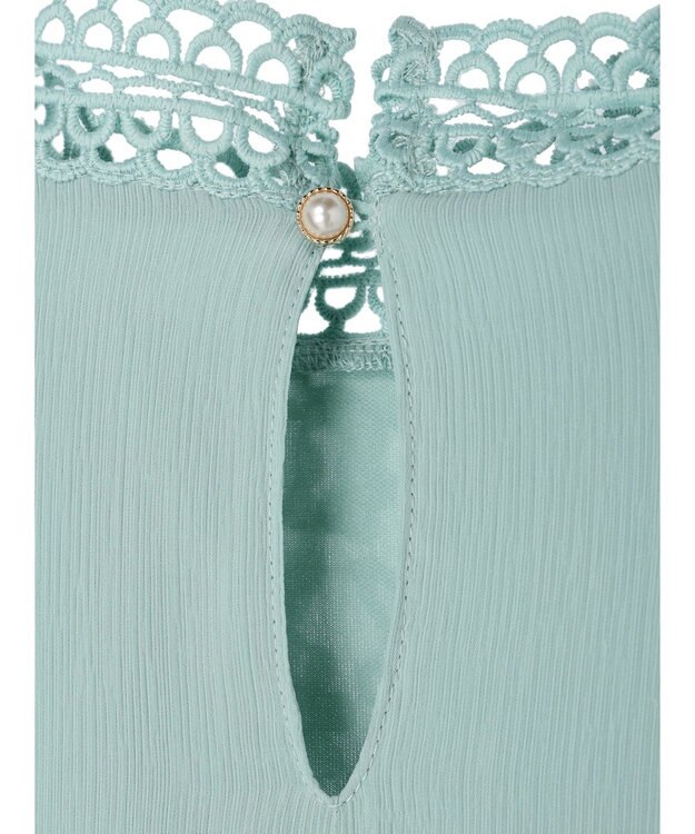 Green Parks ・ＥＬＥＮＣＡＲＥ　ＤＵＥ　イロイロレースブラウス Green