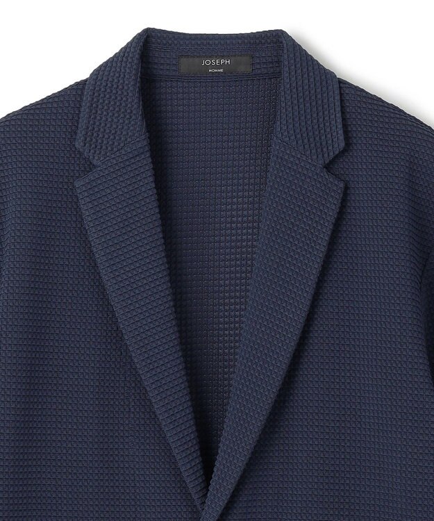 JOSEPH HOMME ＜新色追加＞【オリジナル素材/シワになりにくい】ライトタックジャージー パッチポケット ジャケット ネイビー系