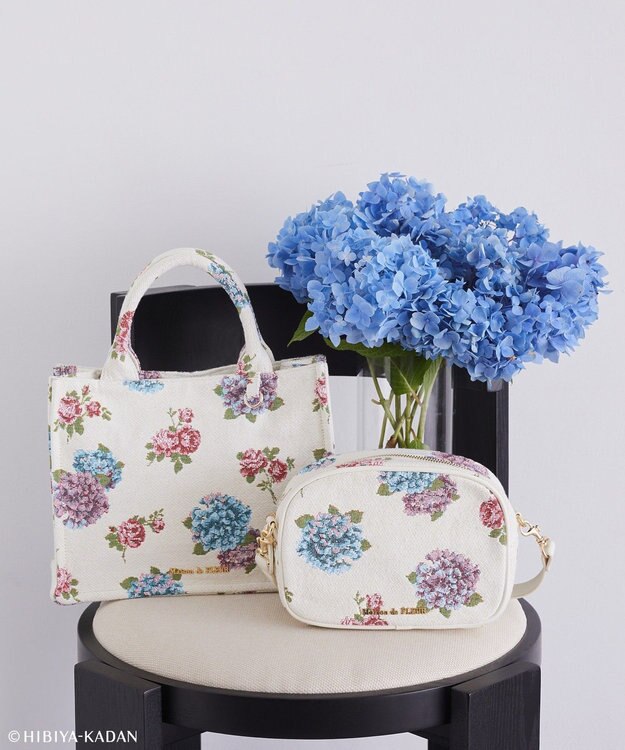 Maison de FLEUR 日比谷花壇コラボ ゴブランショルダー Ivory