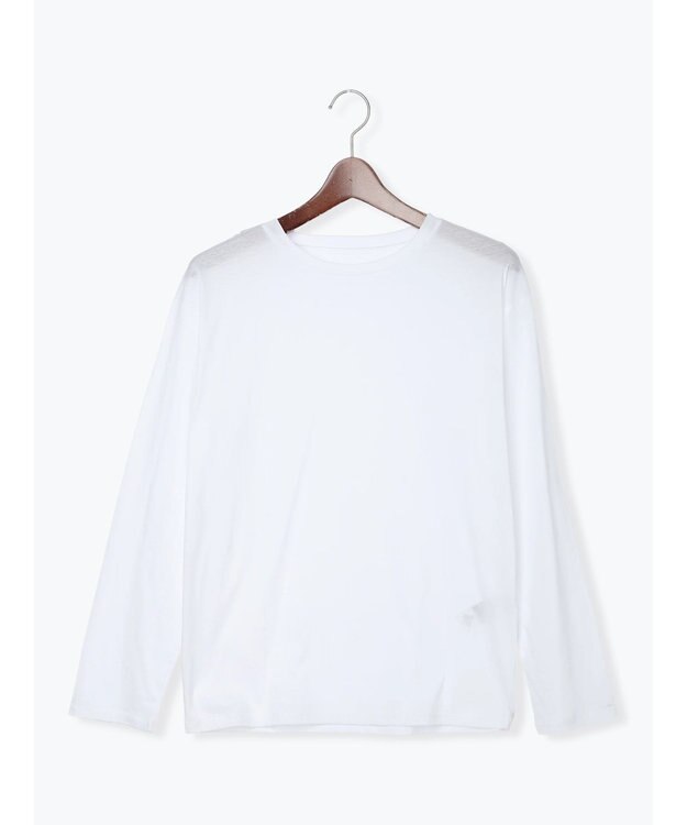 Te chichi 【雑誌掲載アイテム】シルケット天竺クルーネックロンT《2026 spring catalog item》 オフホワイト