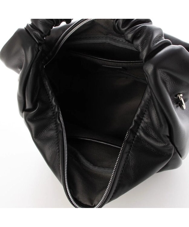 UNBILLION kakatoo ギャザーハンドル2wayバッグ ブラック