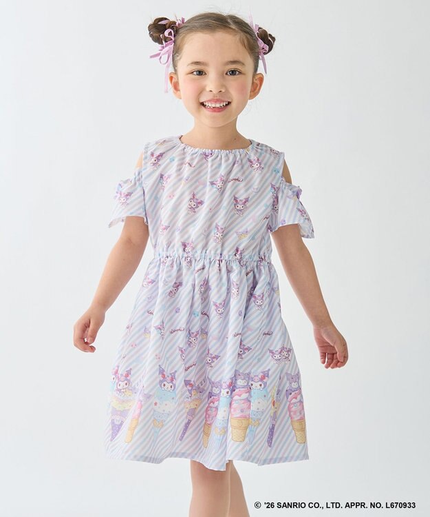 ANY KIDS 【サンリオキャラクターズ×ANY KIDS】2WAY ファンシーワンピース クロミ×ラベンダー