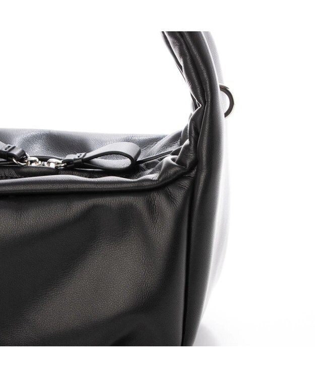 UNBILLION kakatoo ギャザーハンドル2wayバッグ ブラック