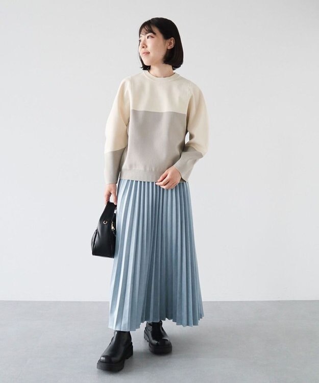 Green Parks ・ｆｕｒｒｙ　ｒａｔｅ　かる～いニットプルオーハ Ivory