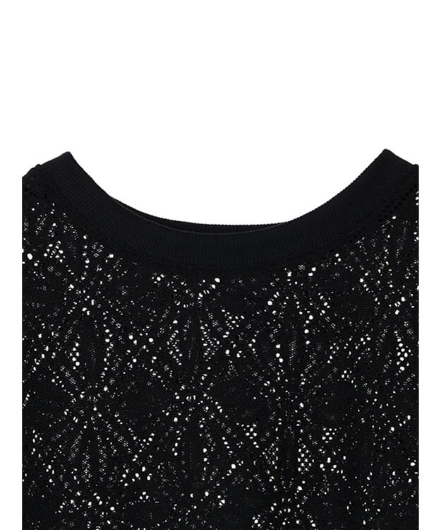 earth music&ecology レースプルオーバー Black