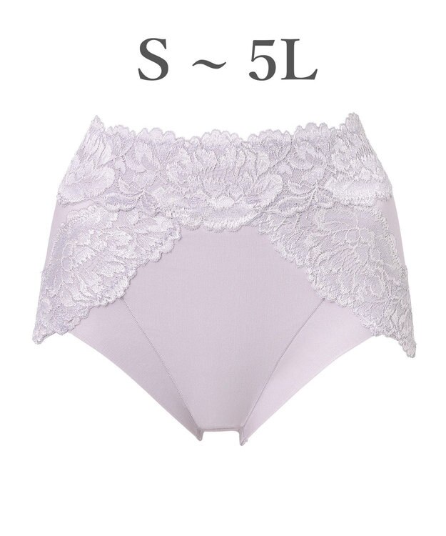 BRADELIS New York 【BRADELIS NewYork peace】おしりPラインヒップラップショーツ25 綿混で快適 程よい補正力でヒップアップ ふかめ お腹スッキリ モーヴ