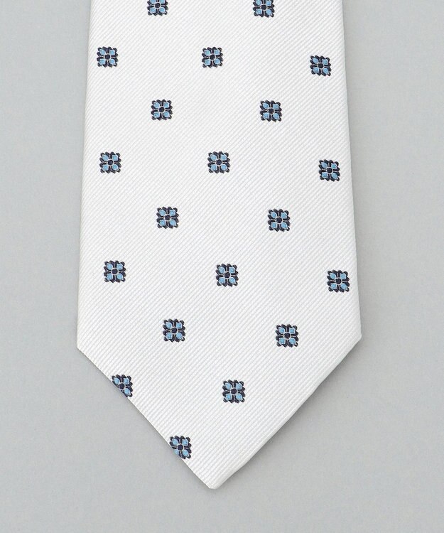 GOTAIRIKU 日本縫製/オリジナル柄【Fermo Fossati】ネクタイ_小紋柄 アイボリー系8