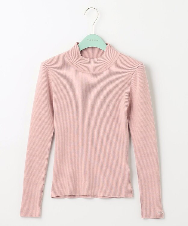TOCCA 【洗える！】FILMS TURTLENECK タートルネックニット ピンク系