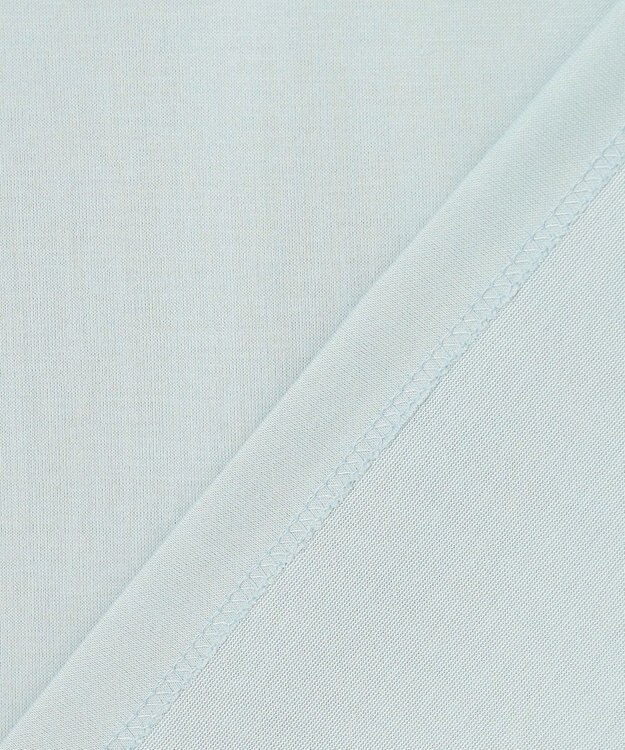 ICB 【接触冷感・UVケア・洗える】 コンフォートプレーティング デザインカットソー アッシュブルー系