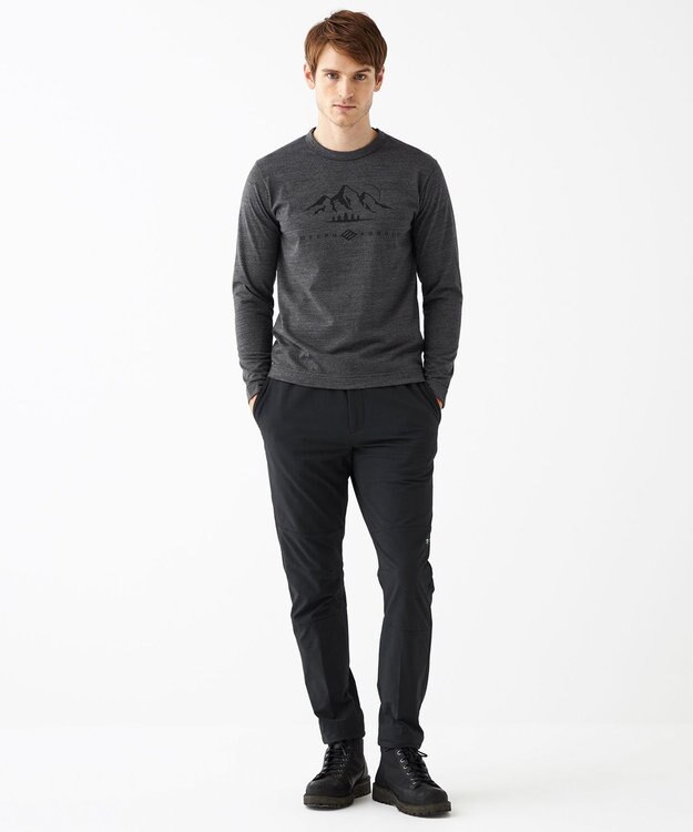 JOSEPH ABBOUD MOUNTAIN 【UNISEX】JOEコットンエアー カットソー グレー系