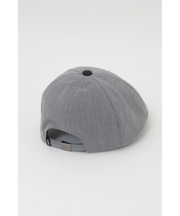 DAKS DAKS GOLFハウンドトゥース ハンティングキャップ ブラック