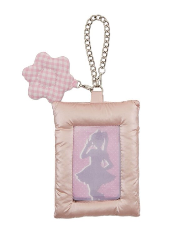 WEGO 【痛バ＆推し活グッズ】パフィカードホルダーキーホルダー ライトピンク