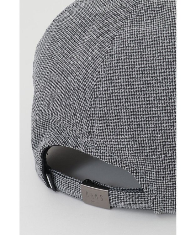 DAKS DAKS GOLFハウンドトゥース ハンティングキャップ ブラック