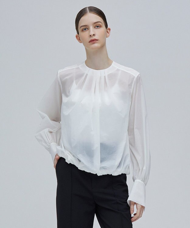 BEIGE， LISE / バルーンブラウス Ecru