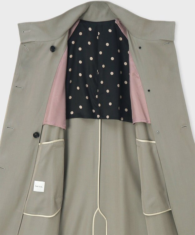 Paul Smith スタンドカラー スプリングコート オリーブ