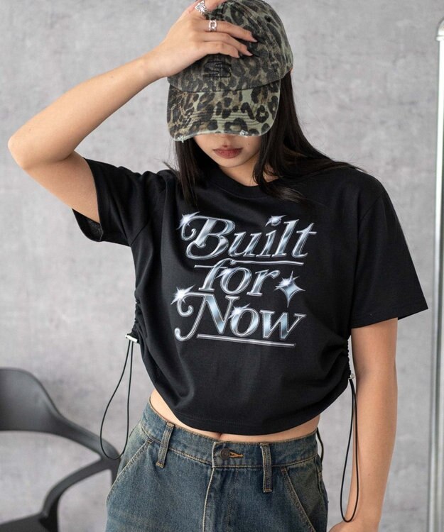 WEGO グラフィックストッパードロストショートT ブラック